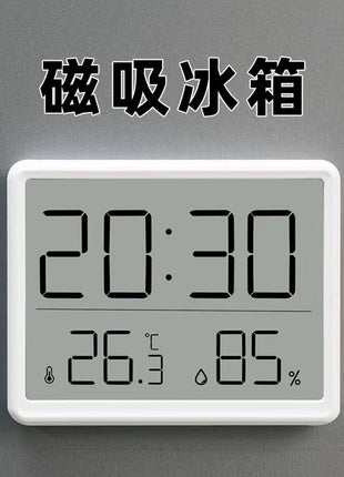 Smart Digital Indoor Thermometer Hygrometer with Luminous Display Fridge Magnet