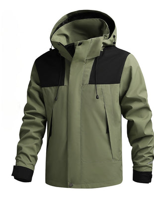 Spring and Autumn Windbreaker Jacket for Couples, Windproof Outdoor Coat Jacket for Men, Outdoor Trendy Style