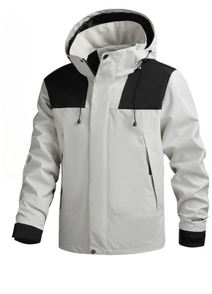 Spring and Autumn Windbreaker Jacket for Couples, Windproof Outdoor Coat Jacket for Men, Outdoor Trendy Style
