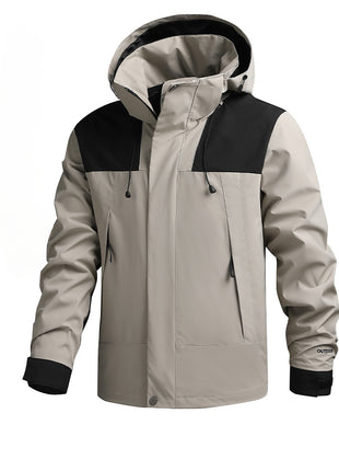 Spring and Autumn Windbreaker Jacket for Couples, Windproof Outdoor Coat Jacket for Men, Outdoor Trendy Style