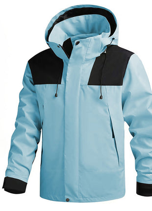 Spring and Autumn Windbreaker Jacket for Couples, Windproof Outdoor Coat Jacket for Men, Outdoor Trendy Style