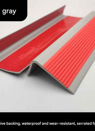 Durable L-Shaped PVC Anti-Slip Stair Nosing for School Kindergarten Safety