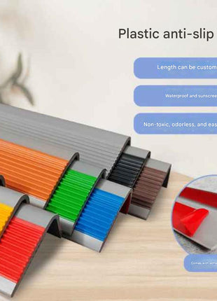 Durable L-Shaped PVC Anti-Slip Stair Nosing for School Kindergarten Safety