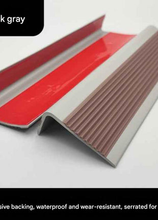 Durable L-Shaped PVC Anti-Slip Stair Nosing for School Kindergarten Safety