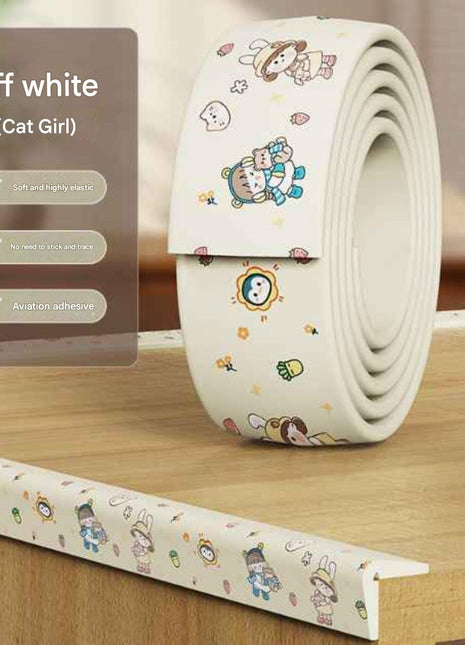 Soft Baby Corner Edge Protector Strip - Child Safety Furniture Bumper