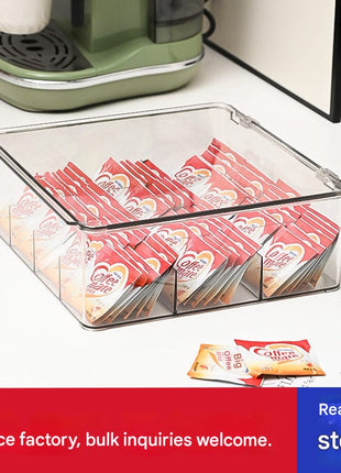 Transparent Plastic Storage Box Building Block Parts Multi-Compartment Flip-Top Classification Organizer Desktop Sundry Storage Box