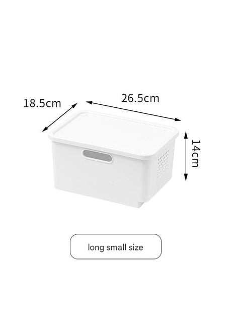 Desktop Storage box cosmetics snacks sundries storage basket household wardrobe kitchen bathroom organizing box storage box