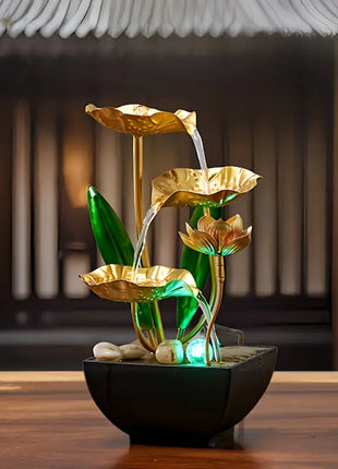 Small Indoor Fountain Automatic Humidifier Desktop Decor for Living Room and Bedroom Relaxation Craft water fountains for office USB water pump