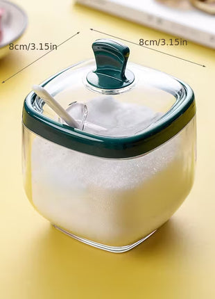 Elegant Kitchen Spice Jar Set with Tray for Seasoning