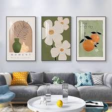 Modern minimalist living room decorative painting , canvas painting with border  With Frame SET OF 3May all your wishes come true
