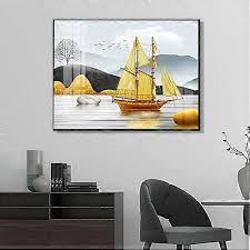 Modern minimalist luxury decorative painting for electrical meter boxes, no-drill distribution box wall art, restaurant low-voltage box cover, switch box mural Decorative Painting Electric Meter Box Socket Cover - Black Double-Layered Border K