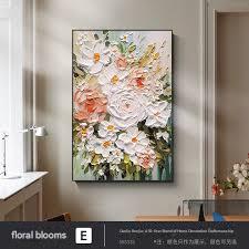 1pc Framed Canvas Wall Art - Modern Classic Floral Botanical Print with White Flowers & Pampas Grass, Neutral Beige & White Framed Decor for Living Room, Bedroom, Office, Dorm - Ready-to-Hang Home Decor Gift,
