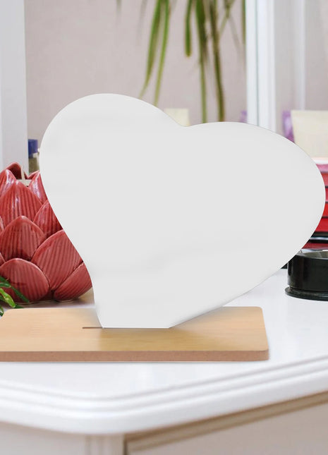 Irregular Makeup Mirror - Modern Decorative Vanity Mirror with Curved Surface, No Frame Needed, Lightweight & Portable for Home, Salon, Photo Shoots - Compatible with Wooden Tables - Durable Plastic Construction, Home Decoration