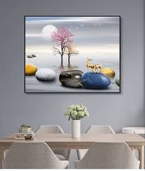 Modern minimalist luxury decorative painting for electrical meter boxes, no-drill distribution box wall art, restaurant low-voltage box cover, switch box mural Decorative Painting Electric Meter Box Socket Cover - Black Double-Layered Border M