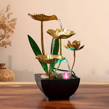 Small Indoor Fountain Automatic Humidifier Desktop Decor for Living Room and Bedroom Relaxation Craft water fountains for office USB water pump