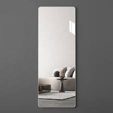 Asymmetric Acrylic Self-Adhesive Wall Mirror - Modern Frameless Design, Suitable for Bathroom, Bedroom, and Living Room