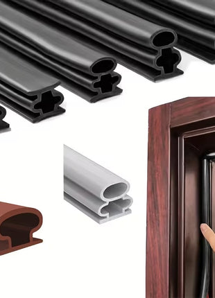 Premium Self-Adhesive Rubber Door Sealing Strip - Soundproof, Windproof, Dustproof