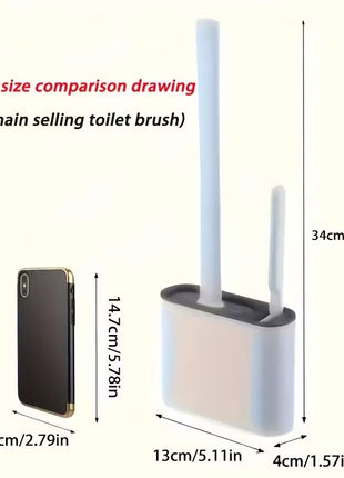 Disposable Toilet Brush Sponge Replacement Head Sponge Toilet Brush Toilet No Dead Corner Decontamination Cleaning Brush Toilet Brush
