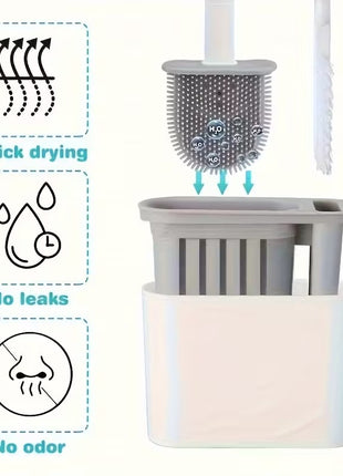 Disposable Toilet Brush Sponge Replacement Head Sponge Toilet Brush Toilet No Dead Corner Decontamination Cleaning Brush Toilet Brush