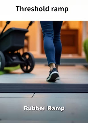 Soft PVC Self-Adhesive Threshold Ramp Pad for Robot Vacuums & Mobility