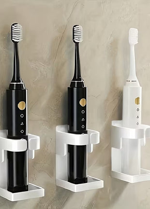 Bathroom Toothbrush Rack Toilet Hole-free Gargle Cup Wall-mounted Storage Rack Electric Toothbrush Rack