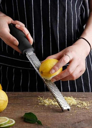 Durable Stainless Steel Handheld Zester Grater for Citrus, Cheese & Spices