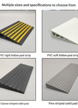 Soft PVC Self-Adhesive Threshold Ramp Pad for Robot Vacuums & Mobility