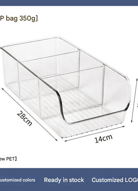 Kitchen Tea Bag Storage Box Coffee Sugar Bag Cotton Swab Desktop Display Box Sundry Plastic Compartment Placement Shelf Export