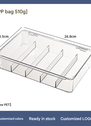 Data Cable Glasses Storage Box Charging Cable Small Card Tea Bag Organizer Artifact Compartment Cable Winder Desktop Cable Management Box