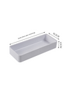 White trumpet / Drawer retractable divider box