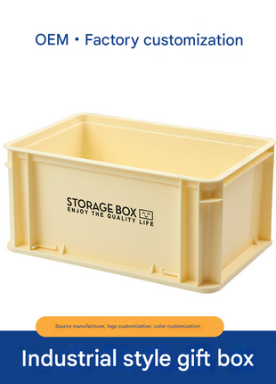 Plastic office sundries storage box storage basket coffee organizing box outdoor industrial style desktop storage box