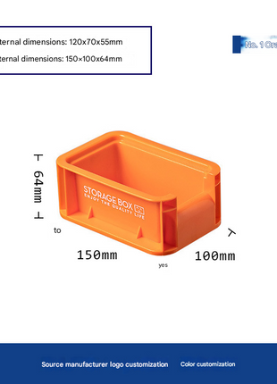 Desktop storage box plastic storage box industrial wind storage basket rack coffee office stationery finishing box wholesale