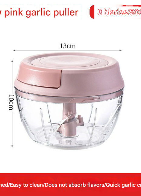 Manual Garlic Press for Baby Food, Garlic Masher, Household Small Meat Grinder, Garlic Crusher, Garlic Mincer