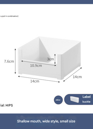 Right Angle Organizer Tabletop Rectangular Small Drawer Organizer Kitchen Storage Artifact Retractable Organizer
