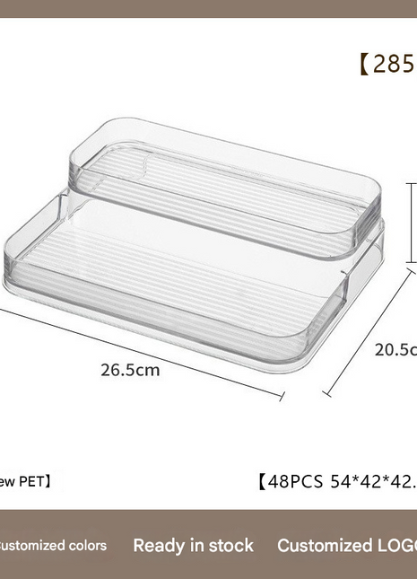 Acrylic desktop Cosmetics Nail Polish glue perfume storage rack step-type storage table Multi-Layer Display stand