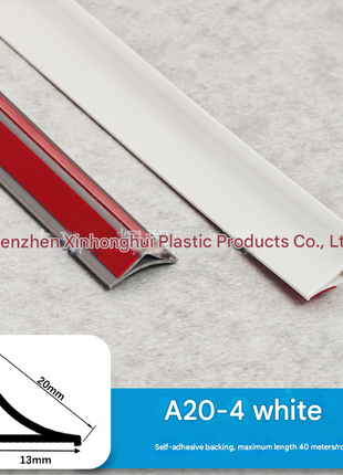 Durable Self-Adhesive PVC Corner Trim for Wood Floors & Walls