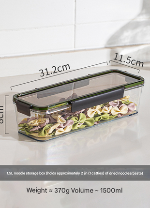 Kitchen household noodle storage box food grade storage jar pasta noodle box grain sealed jar