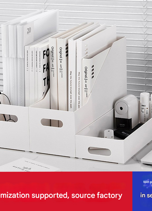 Desktop Storage Box Student Stationery Supplies Multi-Functional Drawer Built-In Basket Large-Capacity Organizing Box on the Desk
