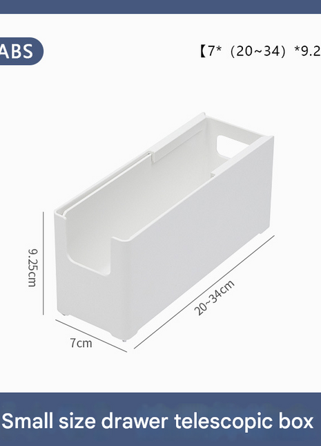 Drawer Compartment Storage Box with Built-In Partition Telescopic Cosmetics Lipstick Classification Dressing Table Deep Cabinet Partition Dormitory - Alibaba