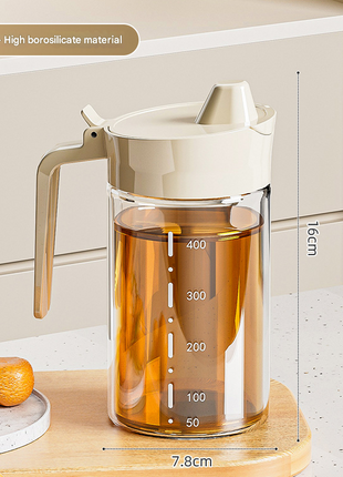 Japanese Oil Kettle Kitchen Household Large Capacity Leakproof Glass Oil Bottle Oil Container Soy Sauce Vinegar Seasoning Bottle