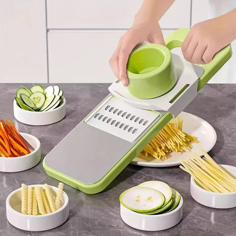 Versatile Stainless Steel Vegetable Shredder Slicer Grater for Kitchen Prep
