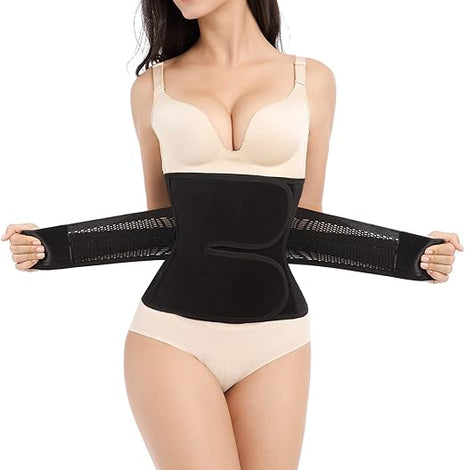 Exclusive Postpartum Mesh Abdominal Belt Pressure-type Abdominal Belt Body Protection Belt Summer Breathable Binding Belt