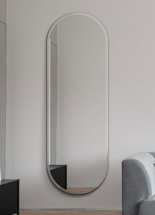 Asymmetric Acrylic Self-Adhesive Wall Mirror - Modern Frameless Design, Suitable for Bathroom, Bedroom, and Living Room