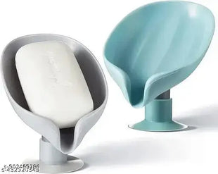 Creative Lotus Leaf-shaped Soap Storage Rack Sucker Punch-free Soap Box Internet Celebrant Bathroom Toilet Drain Soap Box